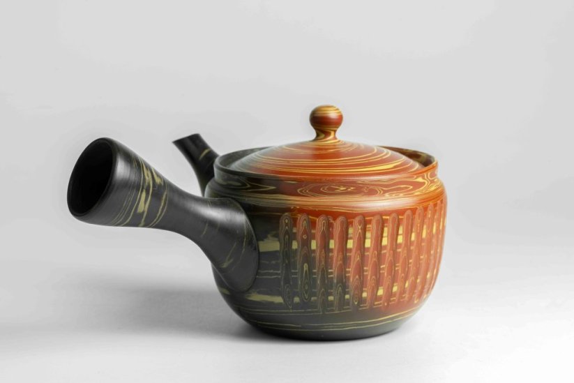 Seiho - Tsuzuki Takao - Nerikomi Kyusu - 220 ml