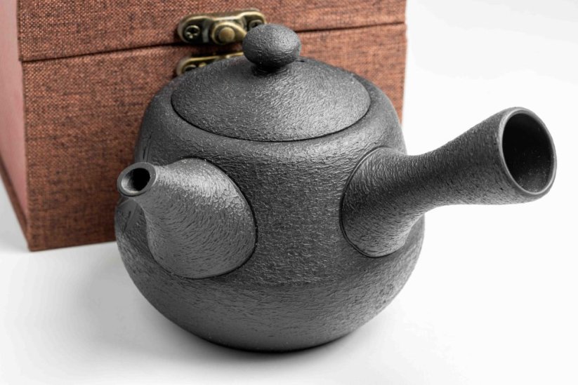 Seiho - Tsuzuki Takao - Black Momiji Kyusu - 240 ml