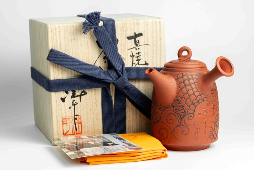 Konishi Yohei Kyusu Dragon.2 Carving - 250ml