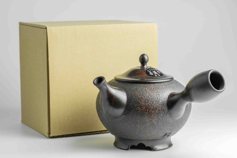 Koshin Marble Seaweed Kyusu - 230ml