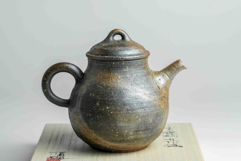 Masaaki Kobashi Ao-Bizen Hidasuki Teapot - 160ml