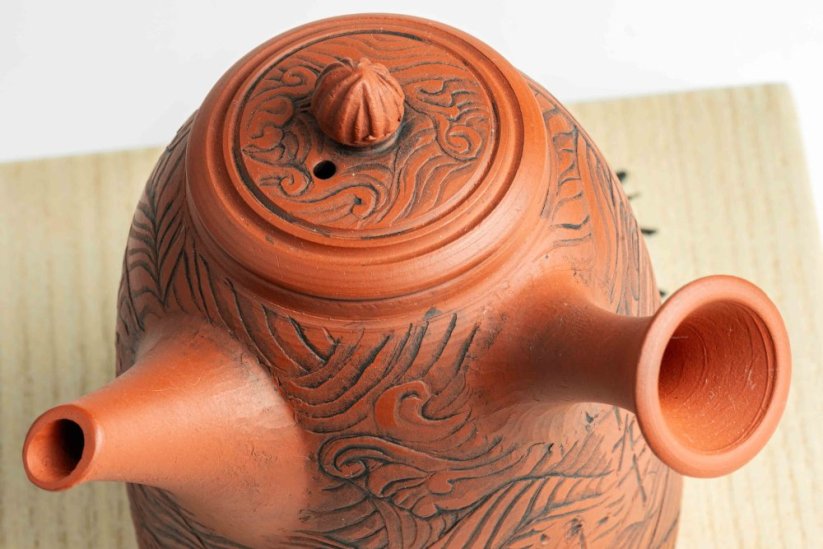Konishi Yohei Kyusu Waves Carving - 260 ml