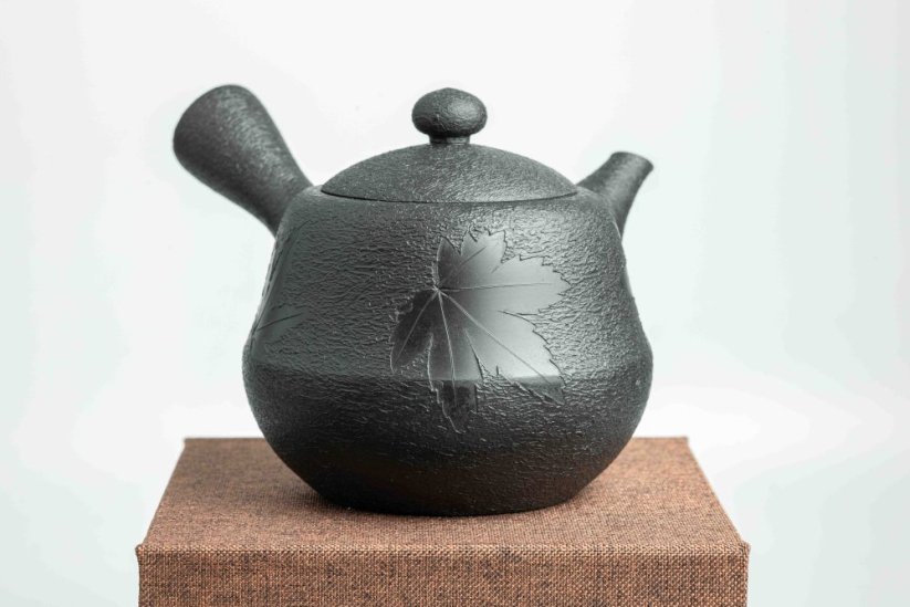 Seiho - Tsuzuki Takao - Black Momiji Kyusu - 240 ml
