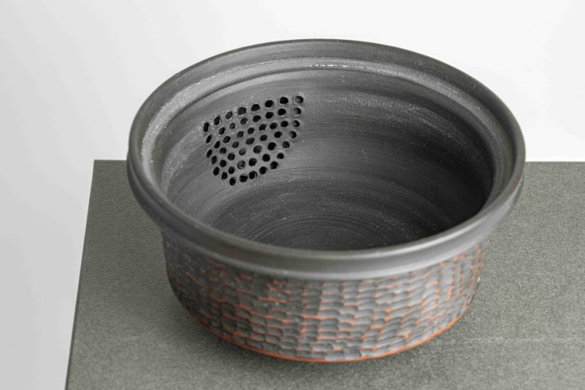 Yoshiki Murata Tsuchime Carved Hohin - 130ml