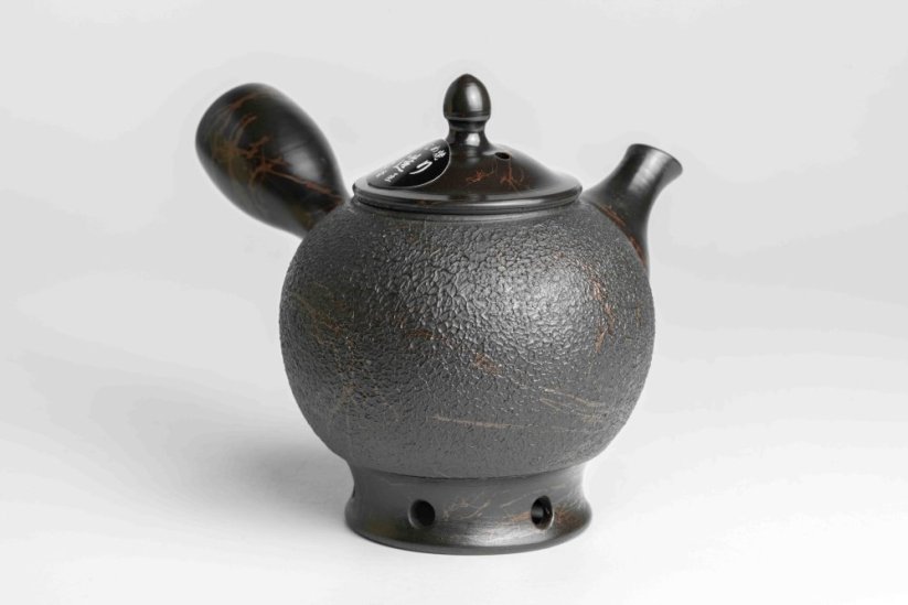 Koshin Marble Seaweed Kyusu - 130ml