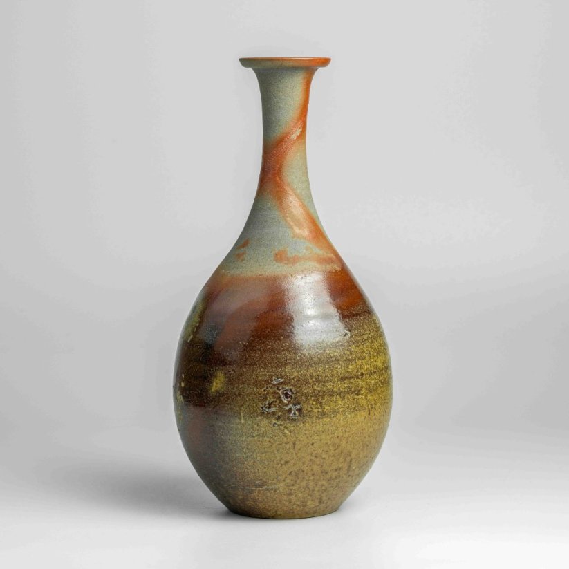 Gorobei Kiln Bizen Vase - 22cm
