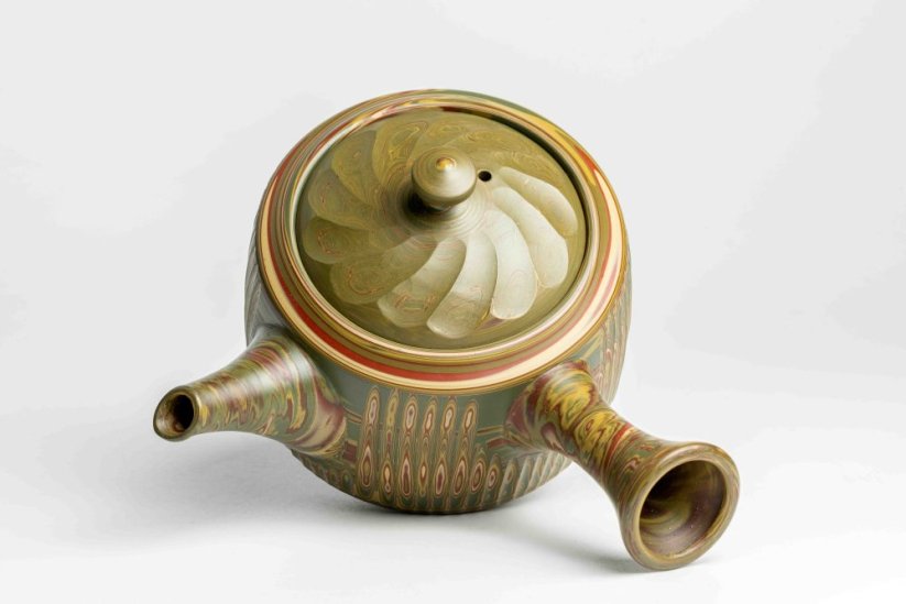 Rizen Tsuzuki Nerikomi Kyusu - 270ml