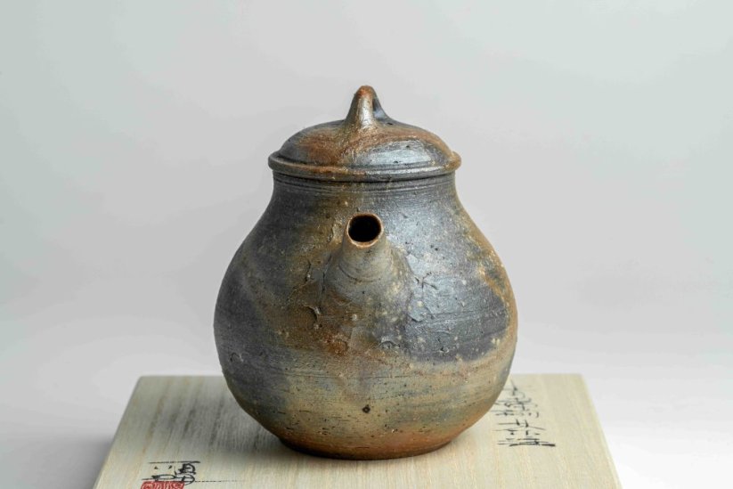 Masaaki Kobashi Ao-Bizen Hidasuki Teapot - 160ml