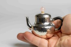 Pure Silver Si Ting Tea Pot - 70ml