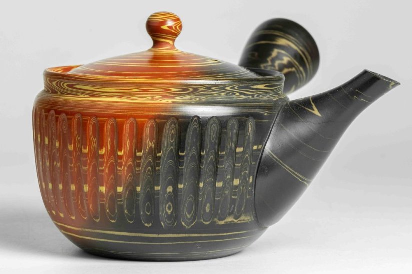 Seiho - Tsuzuki Takao - Nerikomi Kyusu - 220 ml