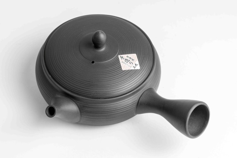 Tamamitsu Umehara Black Hira Kyusu - 230ml