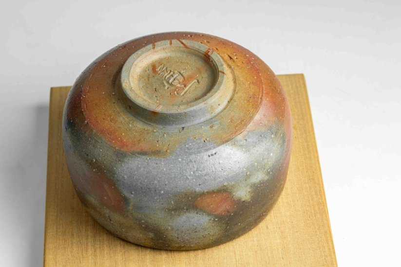 Matsuda Kazan IV Vintage Bizen-yaki Chawan