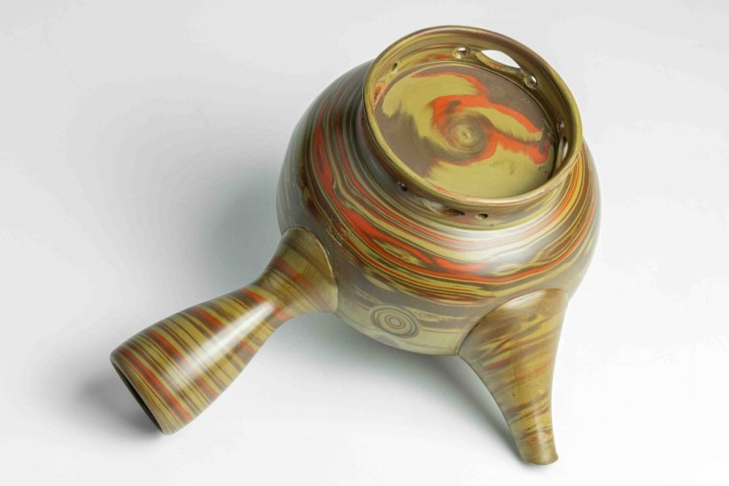 Yamano Gesso Nerikomi Kyusu - 240ml