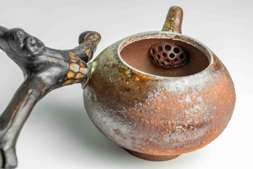 Jonathan Steel Anagama Wood Handle Kyusu no.2 - 160ml