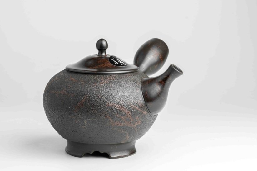 Koshin Marble Seaweed Kyusu - 230ml