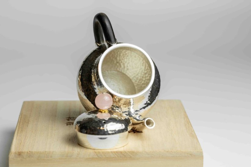 Pure Silver Si Ting Tea Pot - 70ml