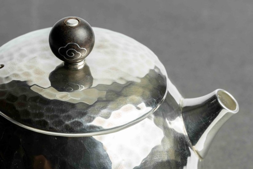 Pure Silver Hammered Tea Pot - 80ml