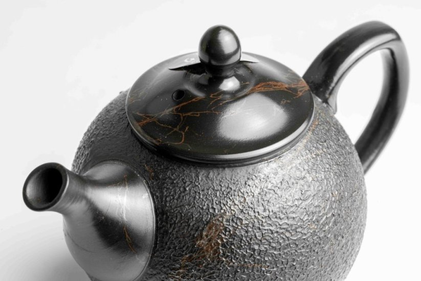 Koshin Marble Seaweed Teapot - 130ml