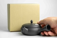 Tamamitsu Umehara Black Hira Kyusu - 230ml