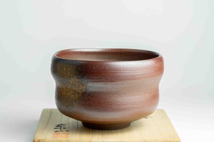 Taizan Gama Bizen Vintage Chawan
