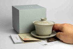 Jinshu Gaiwan White Oyster Shell - 110ml