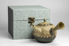 Sawada Hozan Vintage Nerikomi Kyusu - 290ml