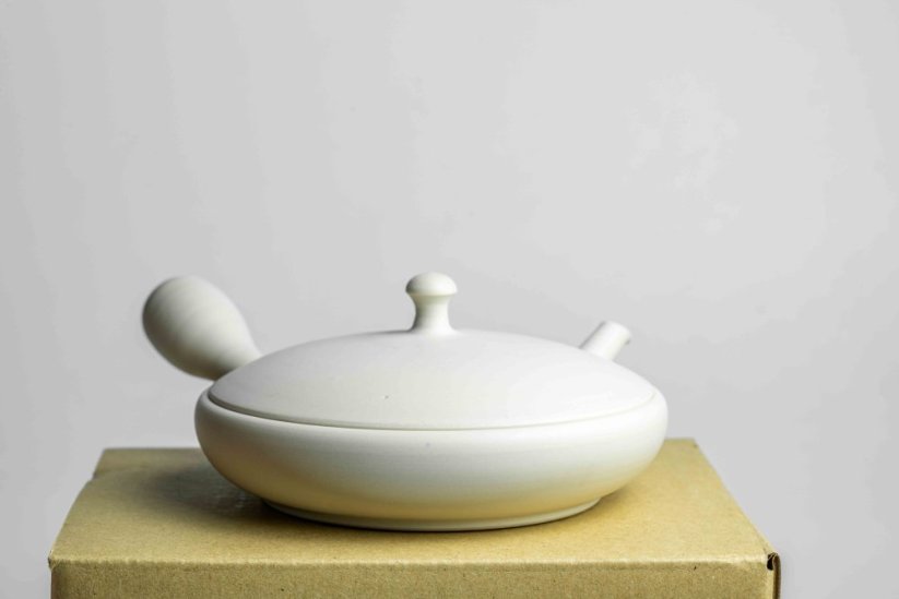 Junzo Maekawa White Hira Kyusu - 120ml