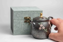 Shoryu Tenmoku Flower Teapot - 270ml