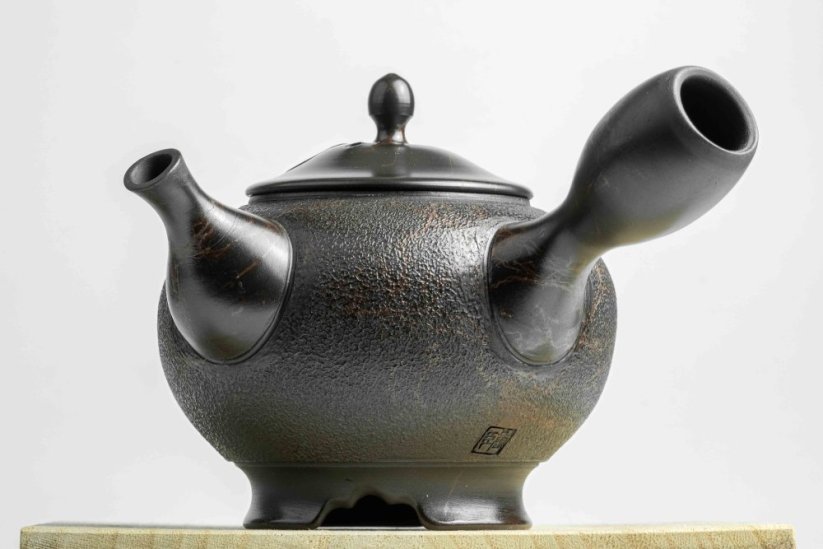 Koshin Marble Seaweed Kyusu - 300ml