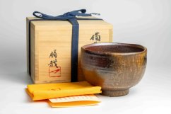 Vintage Katsuya Matsumoto Bizen-yaki Chawan