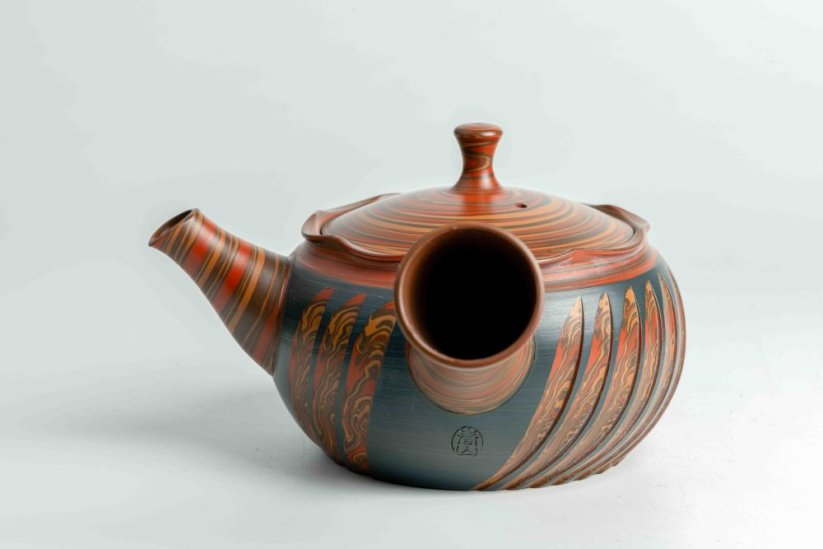 Shunzan Umehara Nerikomi Kyusu - 250ml