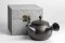 Reiko Vintage Black Red Flowers Kyusu - 240ml