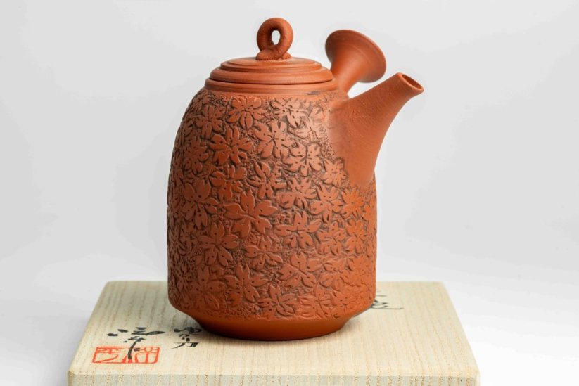 Konishi Yohei Kyusu Flower Carving - 250ml