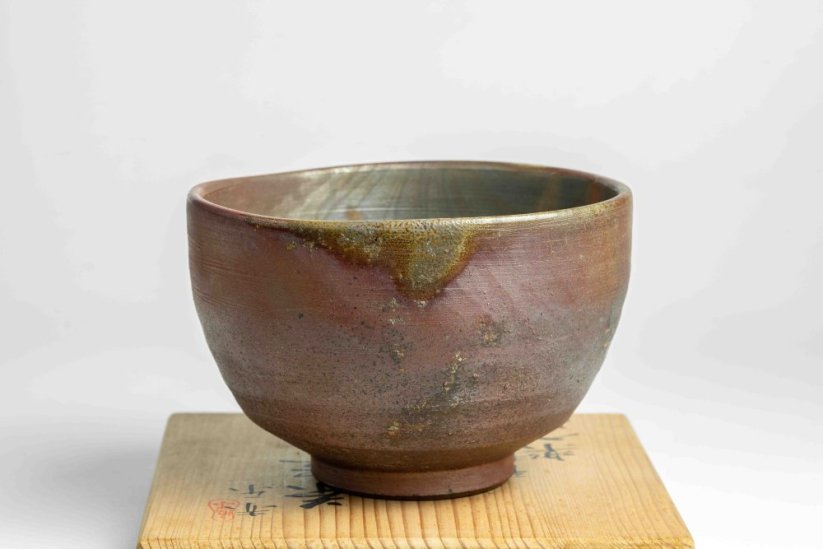 Karaoke Hotoku Vintage Bizen Chawan