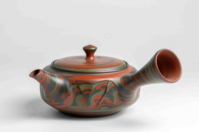 Hozan Sawada Nerikomi Hira Kyusu - 200ml