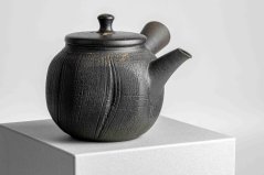 Jinshu Yohen Black Hexagonal Kyusu - 150ml