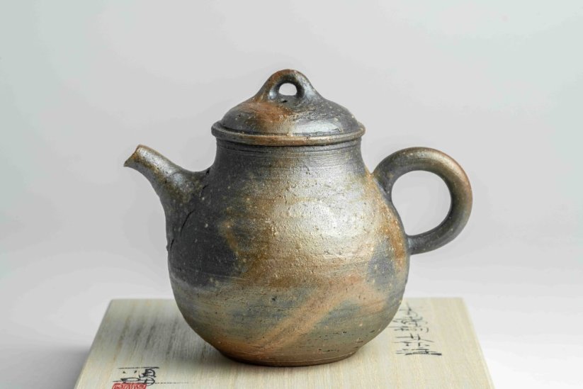 Masaaki Kobashi Ao-Bizen Hidasuki Teapot - 160ml