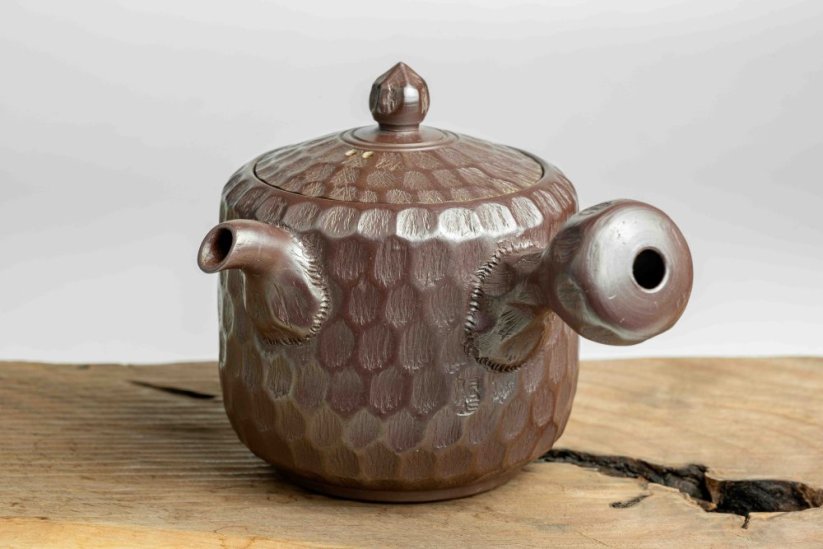 Mori Iroku III Carved Kyusu - 190ml