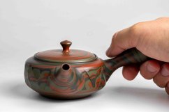 Hozan Sawada Nerikomi Hira Kyusu - 200ml