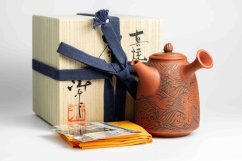 Konishi Yohei Kyusu Waves Carving - 260 ml