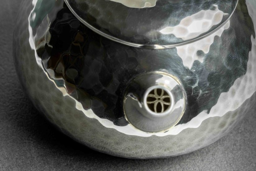 Pure Silver Hammered Tea Pot - 80ml