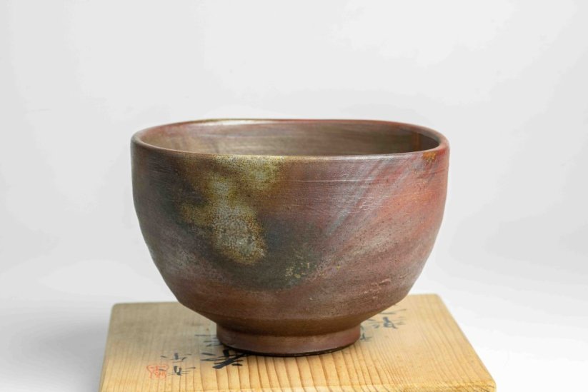 Karaoke Hotoku Vintage Bizen Chawan