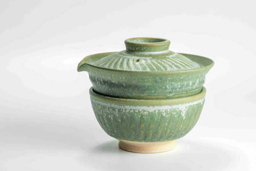 Shiboridashi Set Green Dekor - 150 ml