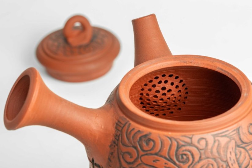 Konishi Yohei Kyusu Dragon.2 Carving - 250ml