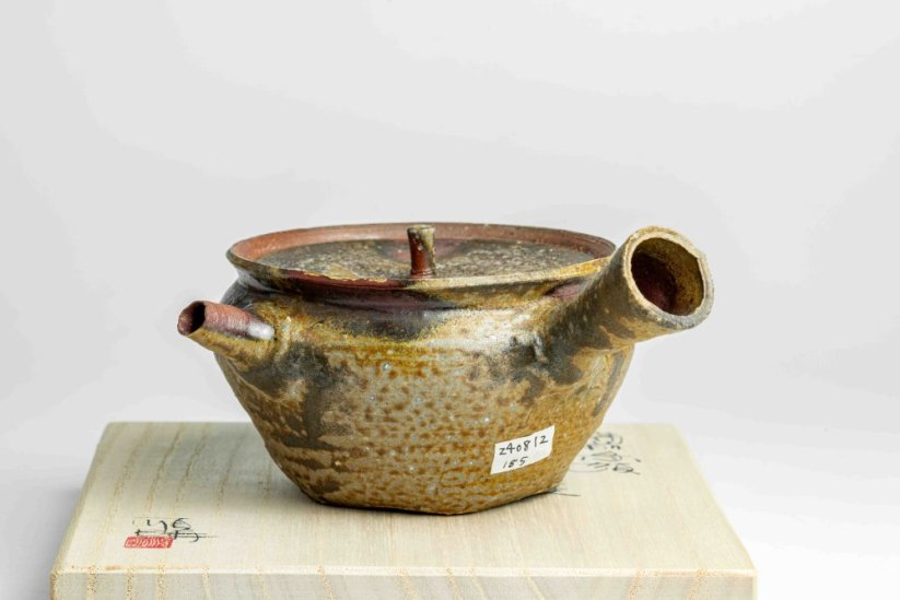 Masaaki Kobashi Yohen Kinsai Kyusu,  Gold Glazing - 185ml