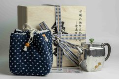 Pure Silver Flowers Tea Pot - 150ml