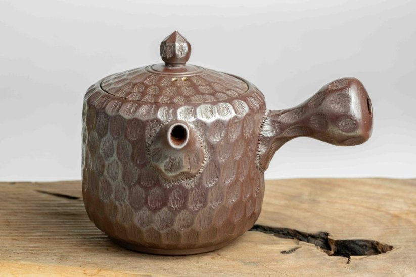 Mori Iroku III Carved Kyusu - 190ml