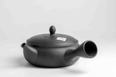 Tamamitsu Umehara Black Hira Kyusu - 230ml