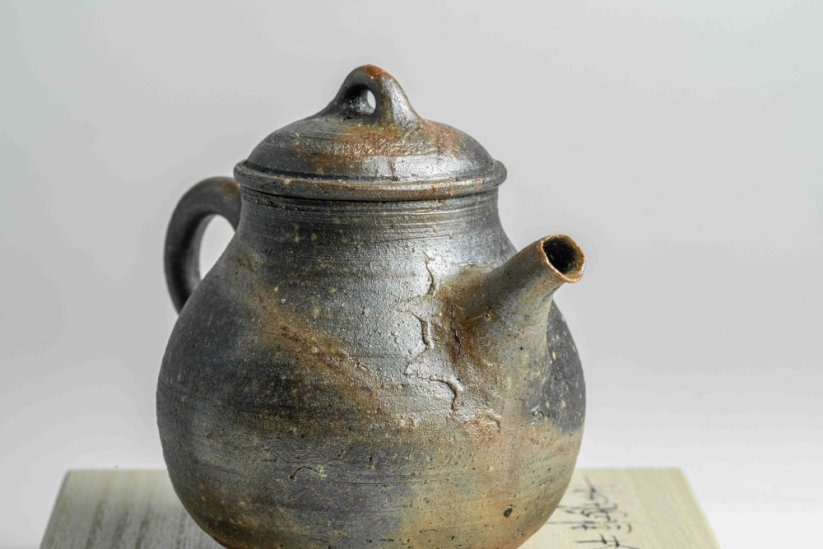 Masaaki Kobashi Ao-Bizen Hidasuki Teapot - 160ml