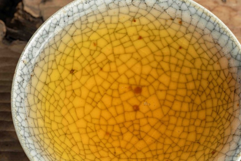 Xigui Manglu Mountain Gushu Tree Cake 2009 - 400g - Váha: 50g